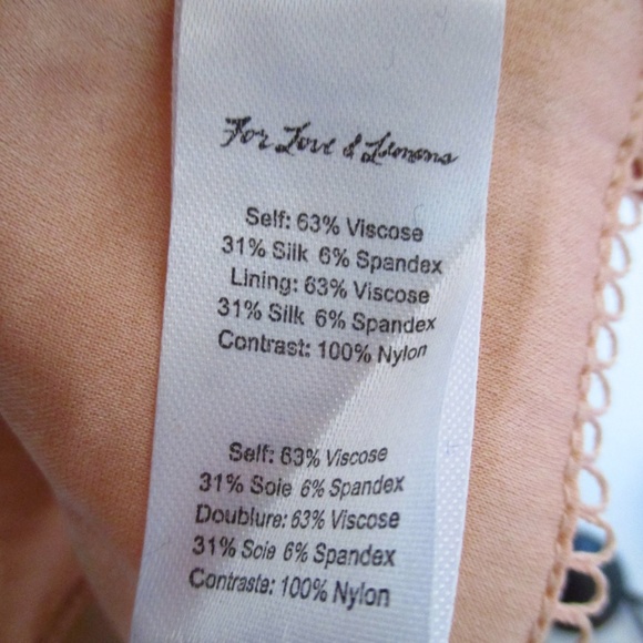 FOR LOVE & LEMONS X JAMIE KING SATIN BRA SIZE L - Picture 5 of 7